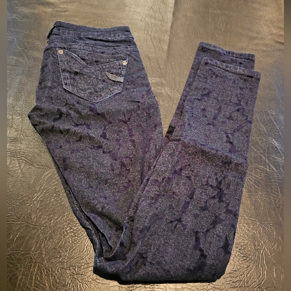 Parasuco Blue Patterned Jeans - Picture 2 of 13